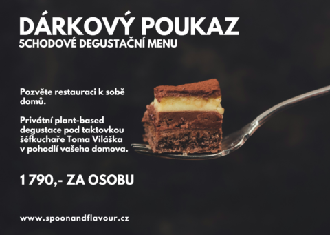Dárkový poukaz v hodnotě 1790,- Kč 5chodové Degustační menu